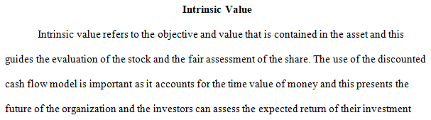 good method for determining the intrinsic value of a stock
