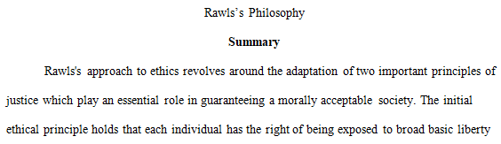 strengths and weaknesses of Rawlsian approach to business ethics