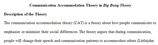what do you hope to show by applying the theory