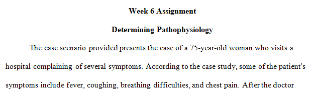 prepare a presentation to detail the pathophysiology of her disorder