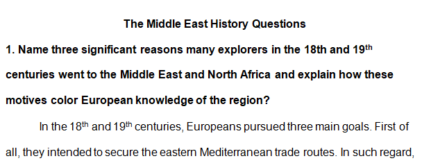 explorers in the 18th and 19th centuries