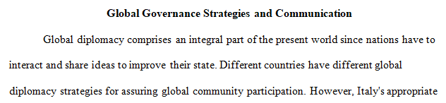 Global Diplomacy strategies