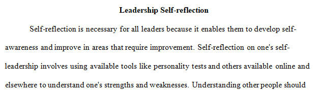 self-assessments