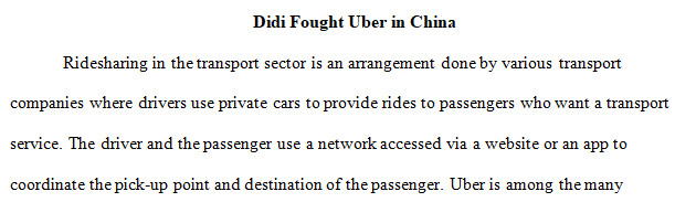 How Didi Fought Uber in China