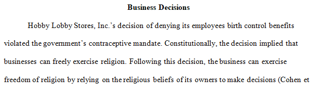 constitutional implications on business