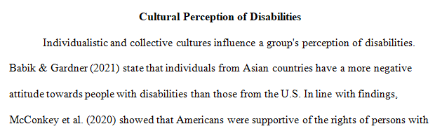 Americans' attitudes towards disability