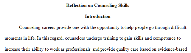 skills required to be an effective counselor