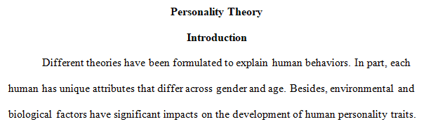 concepts and constructs of personality theory
